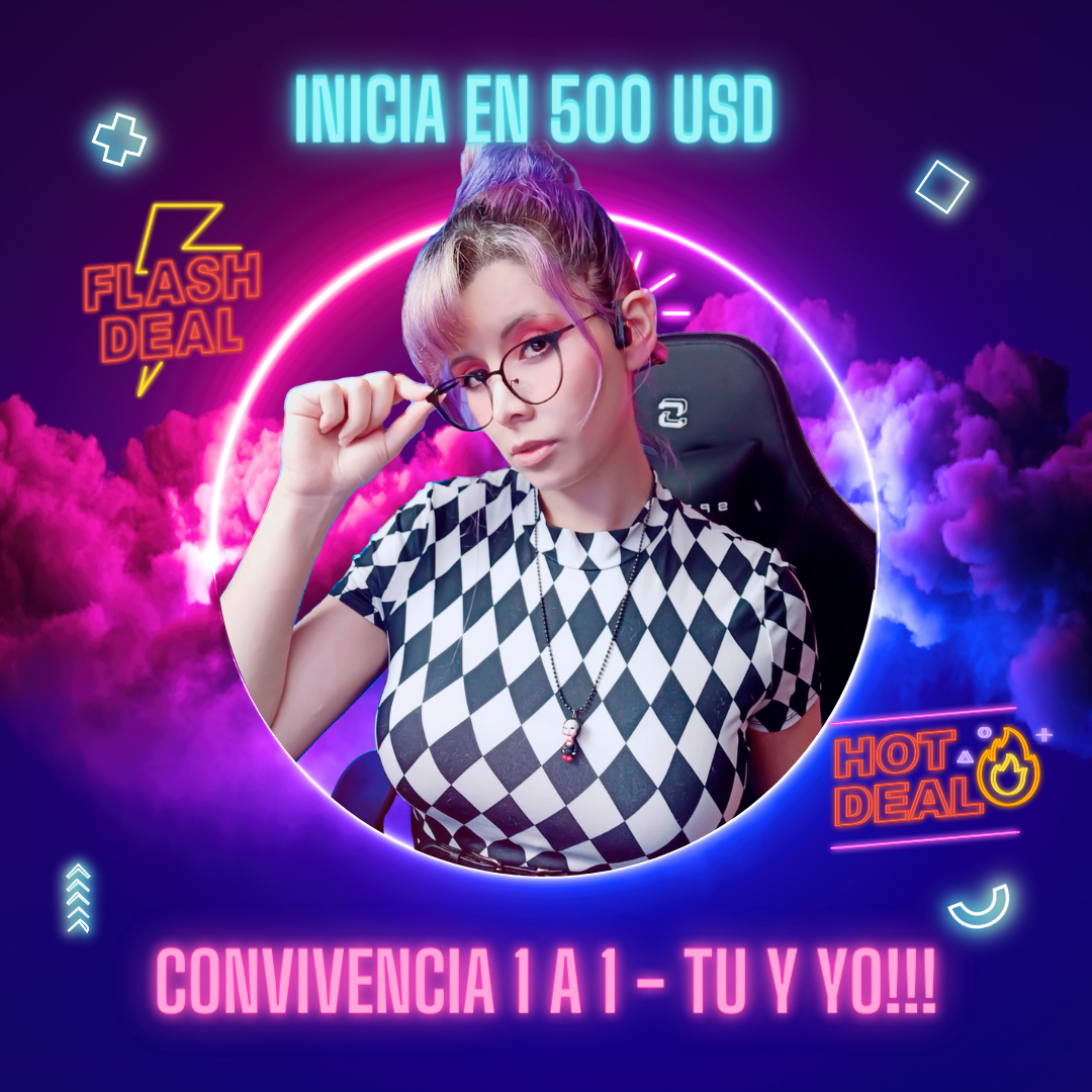 PARTICIPA EN ESTA GRAN SUBASTA!!!
¡¡¡OJO LOS PRECIOS SON EN DOLARES AMERICANOS!!!
GANA TODA UNA TARDE CONMIGO EN LA QUE HAREMOS LO QUE TU QUIERAS (NADA HENTAI) RECUERDA QUE ESTO ES EN CDMX O ZONA METROPOLITANA!
-UNA TARDE 1 A 1 CONMIGO
-TE INVITO A COMER
-HACEMOS ACTIVIDADES JUNTOS
-FOTOS CONMIGO Y RECUERDOS
-REGALO SORPRESA EXCLUSIVO PARA TI!!!
¡¡¡OJO LOS PRECIOS SON EN DOLARES AMERICANOS!!!