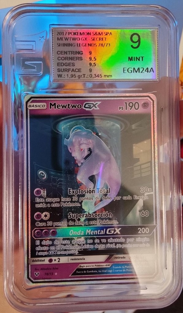 el ganador se lleva la carta de mewtwo de laboratorio con grado 9