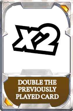 Double Previous Card