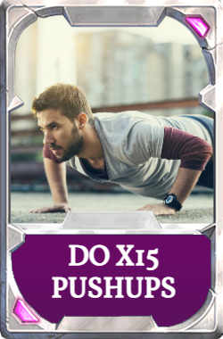 Pushups (15 reps)