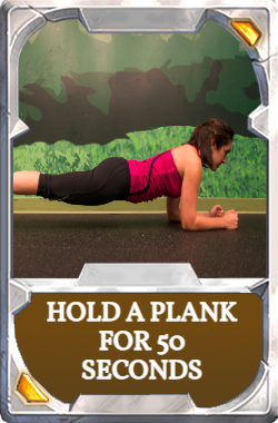 The Plank (50 seconds)